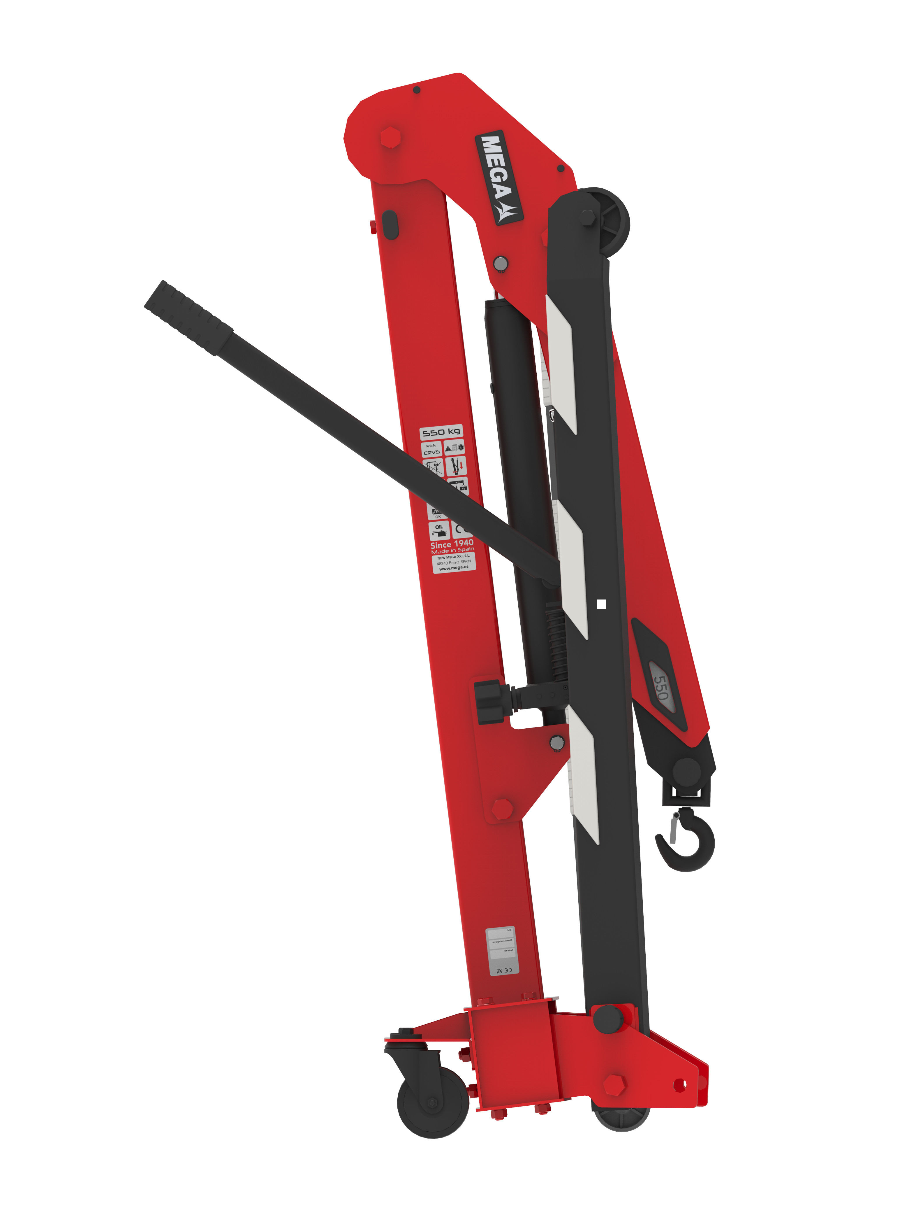 CRV5 | GRUA HIDRAULICA MEGA PLEGABLE V 550KG